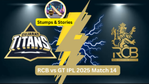 RCB vs GT IPL 2025 Match 14